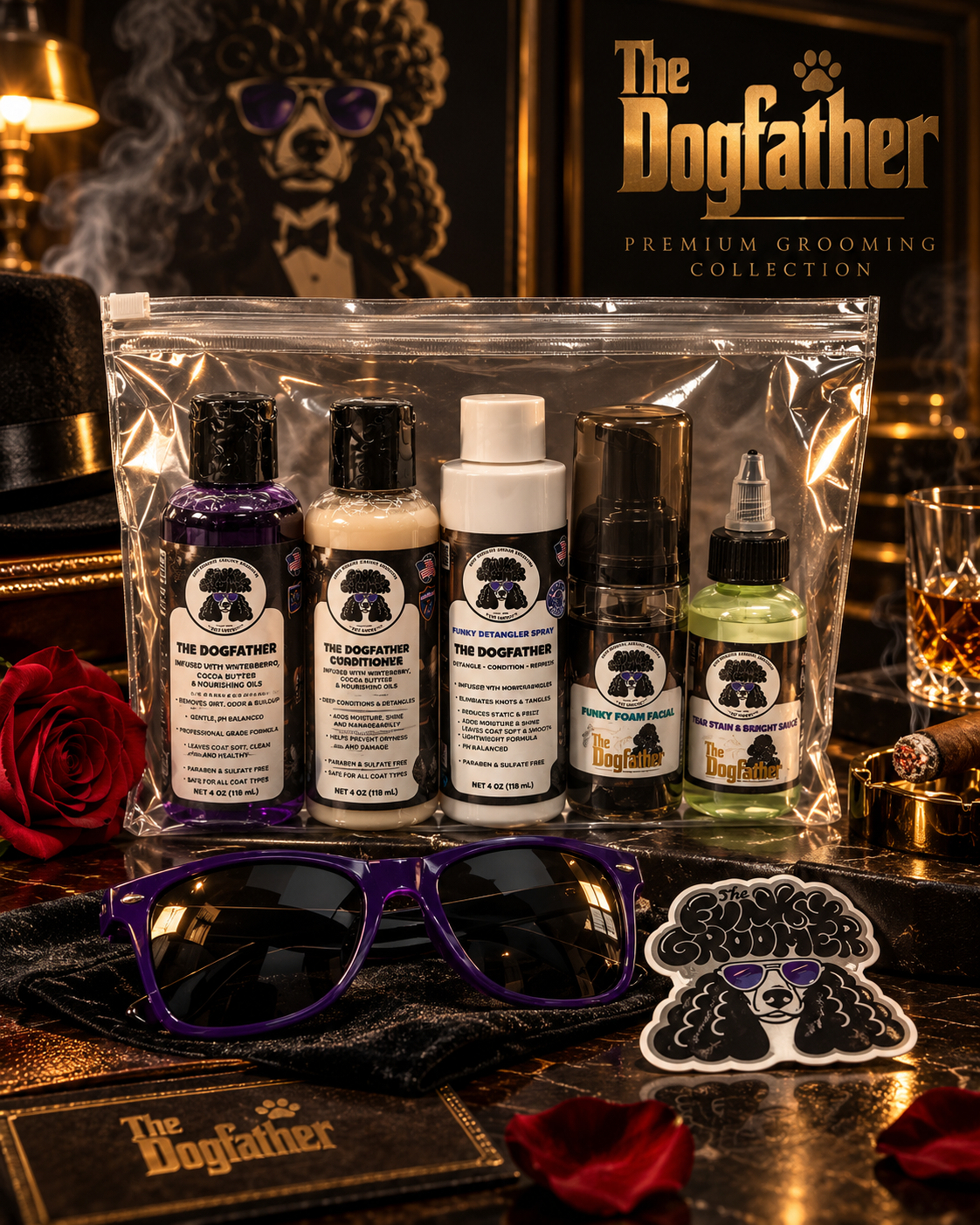 The Funky Groomer - 50:1 Shampoo Sample PRO Pack