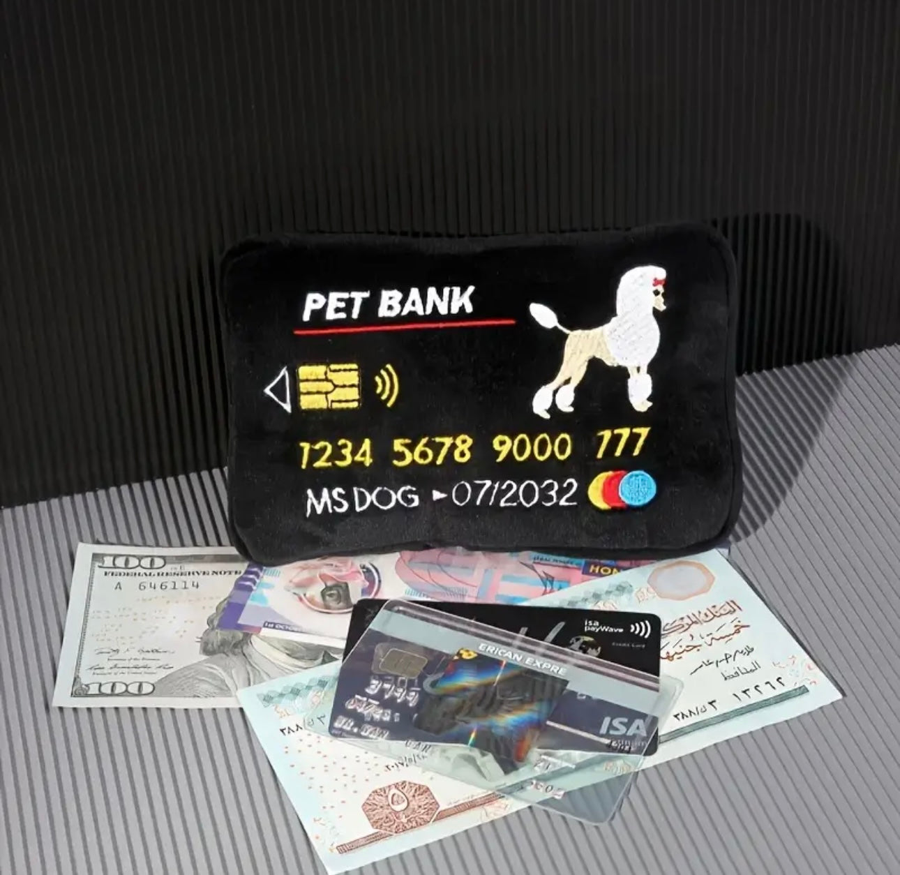 Pet Bank Card Toy
