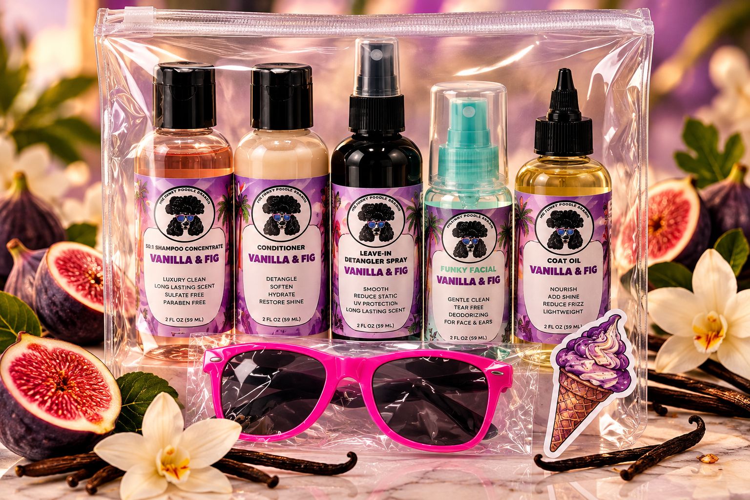 The Funky Groomer - 50:1 Shampoo Sample PRO Pack