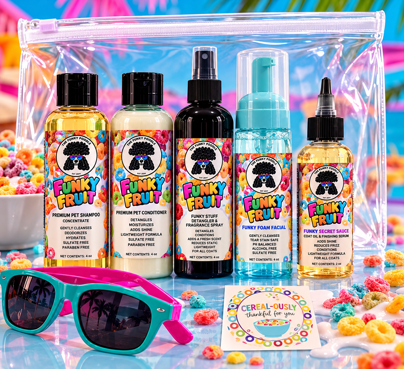 The Funky Groomer - 50:1 Shampoo Sample PRO Pack