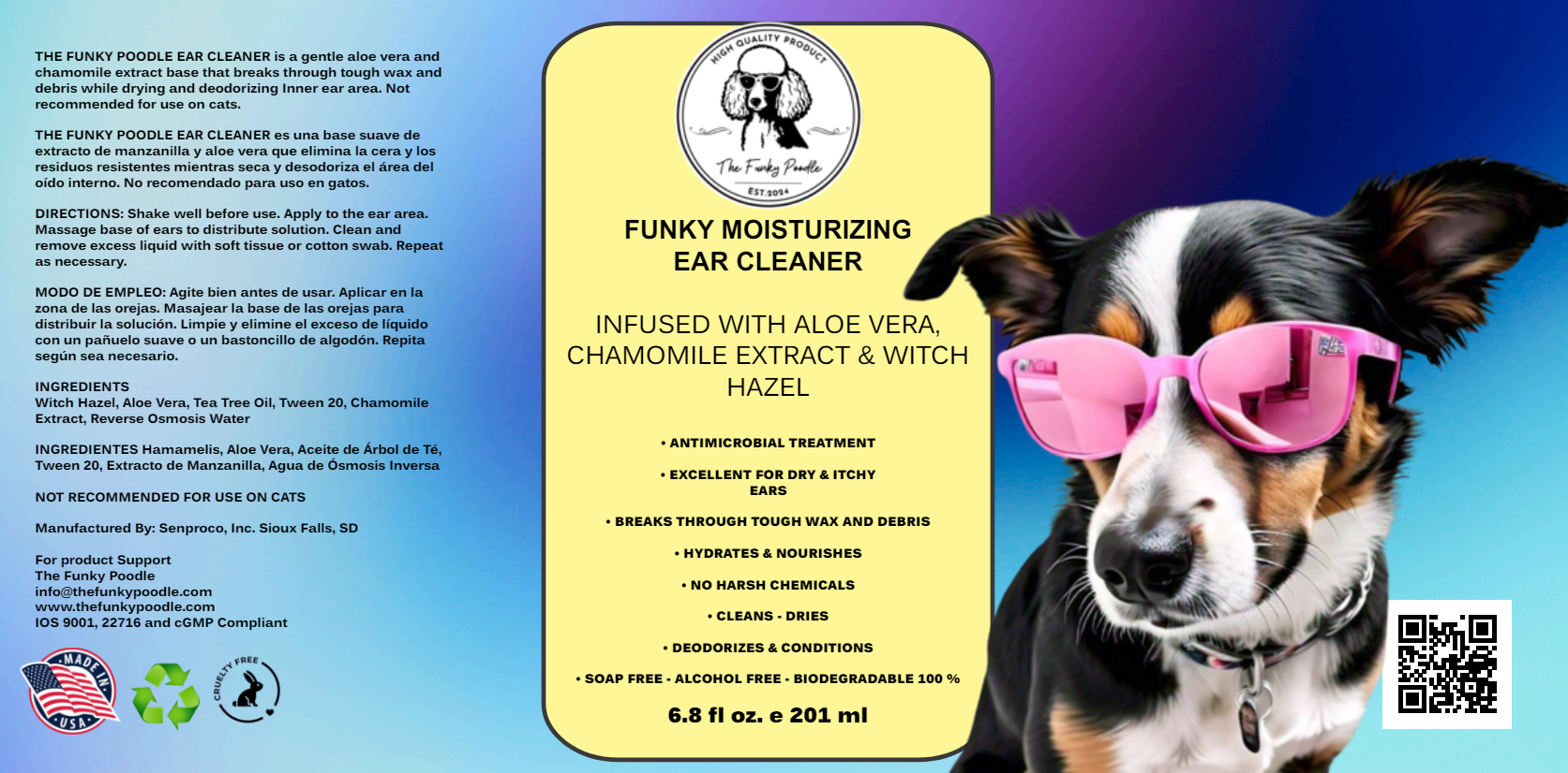 Funky Dog Ear Cleaner
