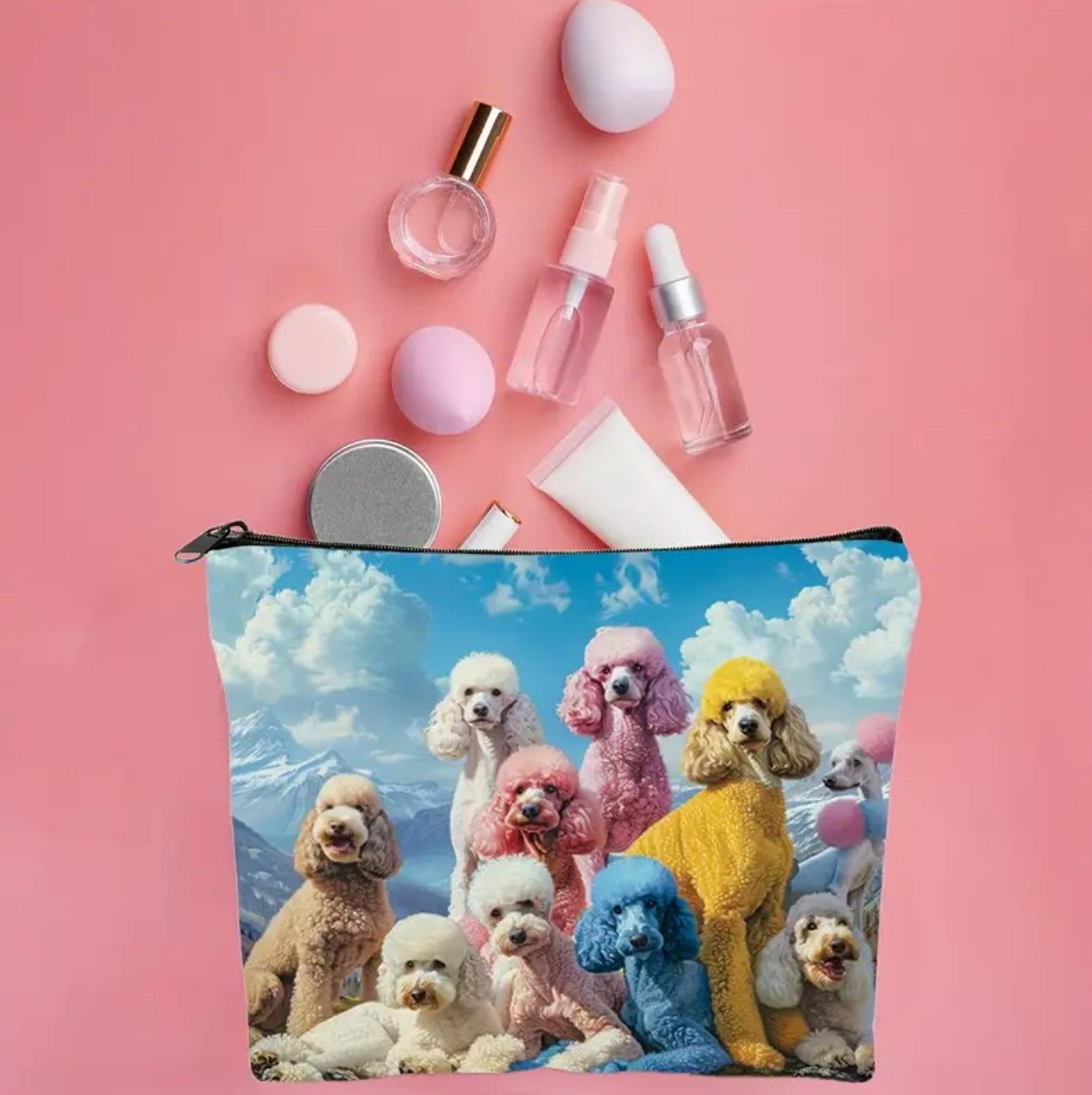 Colorful Poodle bag