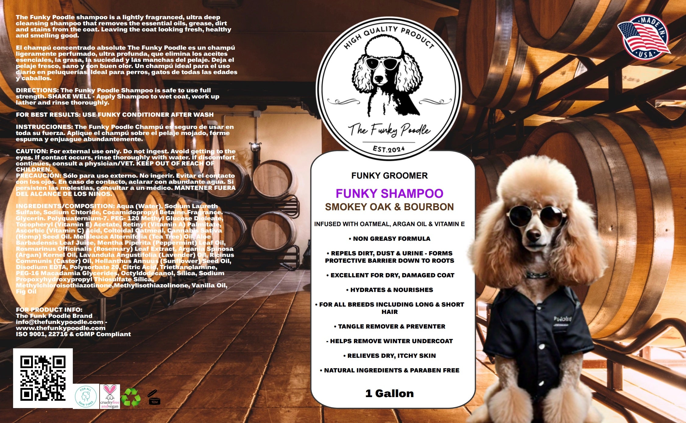 The Funky Groomer - Smokey Oak & Bourbon